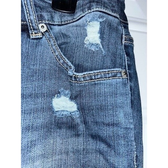 Torrid Jeans Womens Size 16 Premium Distressed Medium Wash Stretch Mid Rise EUC - Picture 7 of 10